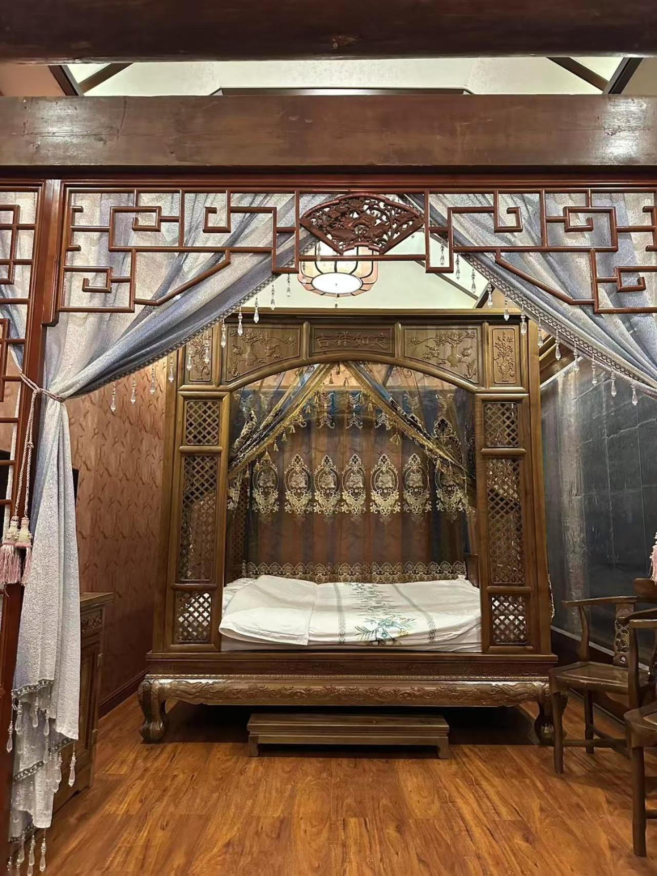 Pingyao Hongjingyuanguesthouse Ngoại thất bức ảnh